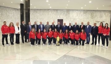 الرئيس عون هنأ اتحاد الطائرة على احراز منتخب السيدات بطولة غرب آسيا.. الرئيس عون هنأ اتحاد الطائرة على احراز منتخب السيدات بطولة غرب آسيا..