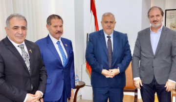 محافظ بيروت استقبل وزيدان نجل الرئيس الفلسطيني والسفير الجديد محافظ بيروت استقبل وزيدان نجل الرئيس الفلسطيني والسفير الجديد