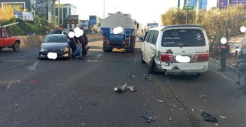 التحكم المروري: جريحان بتصادم بين فان وسيارة على المسلك الغربي لأوتوستراد الضبية التحكم المروري: جريحان بتصادم بين فان وسيارة على المسلك الغربي لأوتوستراد الضبية