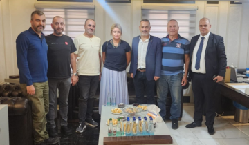 سفيرة بولندا جالت في شركة مياه بردوني