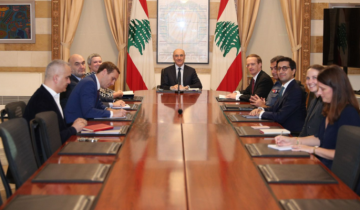 وزير الداخلية استقبل وفدا أوروبيا وبحث مع افرام في ملفات إنمائية وخدماتية