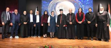 الراعي خلال إطلاق أطول رسيتال ميلادي في العالم من بكركي: سنصلي معكم لسلام لبنان والشرق الراعي خلال إطلاق أطول رسيتال ميلادي في العالم من بكركي: سنصلي معكم لسلام لبنان والشرق