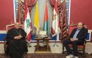 المطران ابراهيم استقبل عقيص: لضرورة تكاتف الجهود بين الجميع لتخفيف المعاناة عن المواطنين