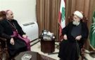 الشيخ علي الخطيب يستقبل السفير البابوي في لبنان باولو بورجيا - lb