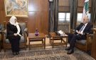 بهية الحريري زارت الرئيس بري واستقبلت وفد المقاصد صيدا وقادة أمنيين - lb