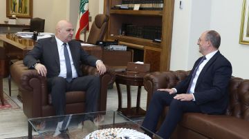 عون اطلع من عطية على عمل هيئة التفتيش المركزي