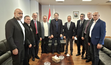 الصدي يبحث ملفات إنمائية لمدن وبلدات ويتابع مشروعا بيئيا مشتركا