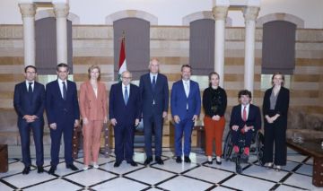 سلام دعا خلال لقائه مستشارة ماكرون إلى وضع حد للاعتداءات الإسرائيلية والأخيرة أكدت على دعم لبنان سلام دعا خلال لقائه مستشارة ماكرون إلى وضع حد للاعتداءات الإسرائيلية والأخيرة أكدت على دعم لبنان