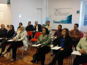 13 مشاركا من المتفوقين في برنامج الشهادة الدولية في الشراء العام يختتمون زيارتهم الى روما