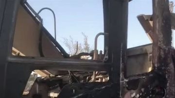 محلقة استهدفت حفارة في بلدة بليدا بقنبلة ادت الى اشتعالها بالكامل