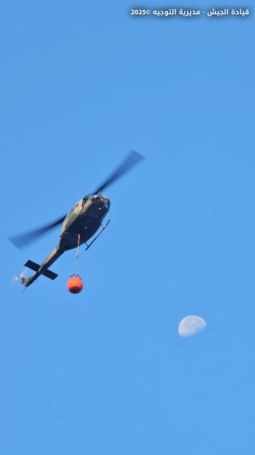 بالصور: إخماد حرائق في عدد من البلدات اللبنانية