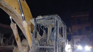 مسيرة إسرائيلية استهدفت حفارة في بلدة بليدا في جنوب لبنان