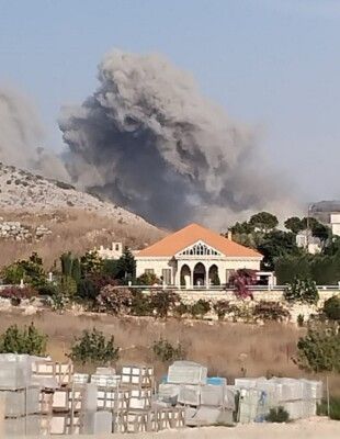 النشرة: غارة اسرائيلية على منطقة الجرمق في الجنوب