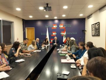 حيدر التقى وفدا من بعثة الاتحاد الاوروبي وترأس الاجتماع الدوري للجنة الوطنية لمكافحة عمل الأطفال