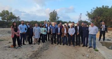 وفد من البنك الدولي تفقد محطة مياه صور المدمرة