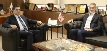 مرقص ناقش مع نصار شؤونا عامة ومشاريع مبتكرة للشباب واستقبل الكعكي