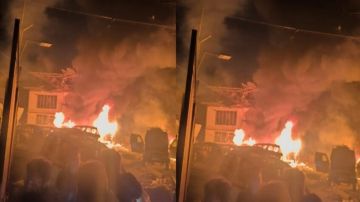 بالفيديو: انفجار في مركز شرطة