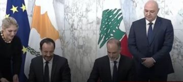 لبنان وقبرص وقعا اتفاقية ترسيم الحدود البحرية لبنان وقبرص وقعا اتفاقية ترسيم الحدود البحرية