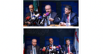 وزيرا المالية والنقل جالا في مرفأ بيروت للاطلاع على الماسحات الضوئية الجديدة