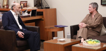 جعجع استقبل سفيرة الاتحاد الأوروبي: لعودة النازحين السوريين دون تأخير ودعمهم في بلدهم