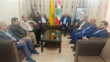 حب الله يستقبل وفدا من اللقاء التشاوري الوطني الفلسطيني لمناقشة الأوضاع المتعلقة باللاجئين الفلسطينيين في لبنان