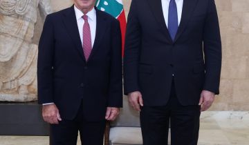 عيسى يجول ويقدم أوراق اعتماده لعون ناقلا تحيات ترامب