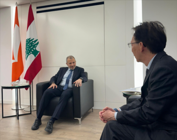 بالصور - رئيس التيار الوطني الحر النائب جبران باسيل يستقبل سفير اليابان لدى لبنان