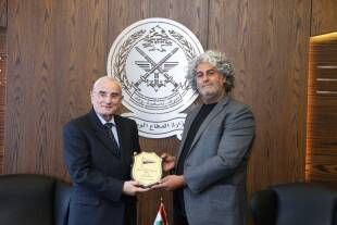 وزير الدفاع ميشال منسى استقبل الكومودور ربيع سالم