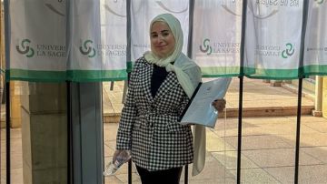 إبن مدينة صور غيدا زهير البوصي تنال درجة الماجستير البحثي في القانون المقارن