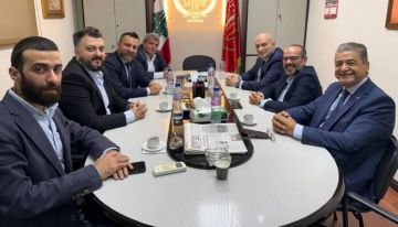 وفد من الكتائب زار مقر الهنشاك وبحث في الشؤون السياسية والانتخابية الراهنة