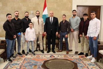 رئيس الجمهورية تسلم اوراق اعتماد ستة سفراء جدد معتمدين في لبنان واجرى سلسلة لقاءات سياسية وديبلوماسية وقضائية ورياضية رئيس الجمهورية تسلم اوراق اعتماد ستة سفراء جدد معتمدين في لبنان واجرى سلسلة لقاءات سياسية وديبلوماسية وقضائية ورياضية