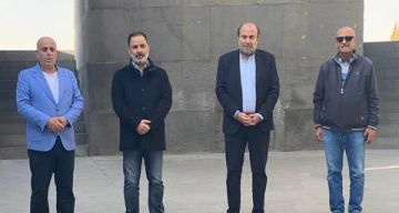 وفد لبناني يزور يريفان ويضع إكليلا على النصب التذكاري لشهداء المجازر الأرمنية