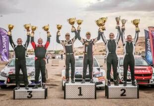 روجيه فغالي بطل الجولة الختامية لراليات الاردن