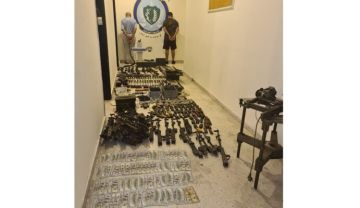 قوى الأمن: توقيف شخصين داخل مشغل في حارة حريك لصيانة الأسلحة والإتجار بها وضبط كمية منها