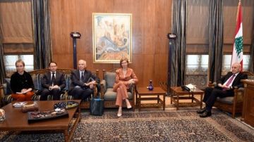 الرئيس بري بحث مع مستشارة الرئيس الفرنسي تطورات الاوضاع في لبنان والمنطقة الرئيس بري بحث مع مستشارة الرئيس الفرنسي تطورات الاوضاع في لبنان والمنطقة