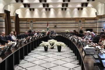 مرقص: مجلس الوزراء سيحيل قانون معجل مكرر الى مجلس النواب بحيث يصوت المغتربون للنواب الـ128 في انتخابات عام 2026 مرقص: مجلس الوزراء سيحيل قانون معجل مكرر الى مجلس النواب بحيث يصوت المغتربون للنواب الـ128 في انتخابات عام 2026