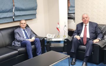 وزير الاتصالات بحث مع البزري في إطلاق مشاريع الإنترنت السريع وزير الاتصالات بحث مع البزري في إطلاق مشاريع الإنترنت السريع