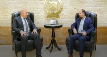 خريش عرض مع أبو حمدان لسبل دعم مراكز الدفاع المدني واستقبل الخولي خريش عرض مع أبو حمدان لسبل دعم مراكز الدفاع المدني واستقبل الخولي