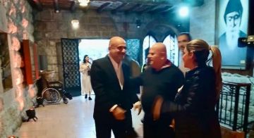 أبي رميا في دير مار مارون عنايا تحضيرا للزيارة التاريخية للبابا