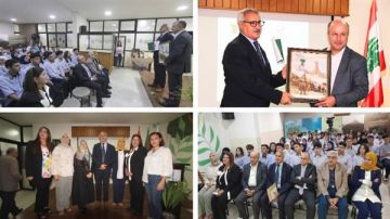 ثانوية السفير استضافت القائم بأعمال سفارة الجزائر محمد بن شيخ في لقا بعنوان إرادة الحياة تحية لذكرى ثورتها المجيدة ثانوية السفير استضافت القائم بأعمال سفارة الجزائر محمد بن شيخ في لقا بعنوان إرادة الحياة تحية لذكرى ثورتها المجيدة