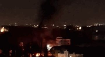 بالفيديو: غارة على سيارة في حومين الفوقا