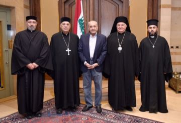 بري بحث مع وزير الصحة شؤونا متصلة بالقطاع الصحي واستقبل راعي أبرشية بعلبك للروم الملكيين الكاثوليك بري بحث مع وزير الصحة شؤونا متصلة بالقطاع الصحي واستقبل راعي أبرشية بعلبك للروم الملكيين الكاثوليك