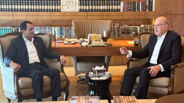 ميقاتي بحث وسفير قطر في تعزيز التعاون الثنائي والدعم اللبناني
