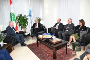 جابر بحث مع وفد الوكالة الفرنسية للتنمية سبل دعم لبنان وتعزيز التعاون المالي والاقتصادي