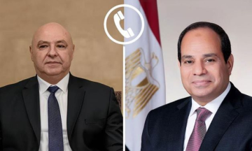 رئيس الجمهورية تلقى اتصالا هاتفيا من السيسي جدد فيه دعم مصر للبنان وشعبه