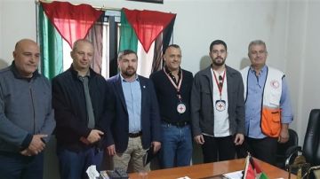 وفد من اللجنة الدولية للصليب الأحمر يزور مراكز جمعية الهلال الأحمر الفلسطيني في البقاع