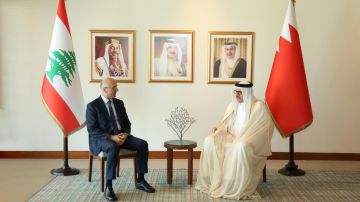 الحجار التقى وزير خارجية البحرين... وهذا ما بحث الحجار التقى وزير خارجية البحرين... وهذا ما بحث