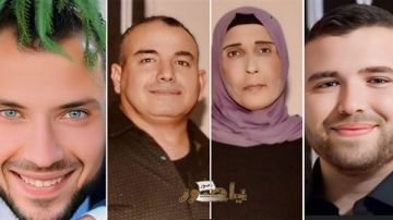 دعوة لحضور الذكرى السنوية الأولى لارتقاء عائلة سرور في مدينة صور