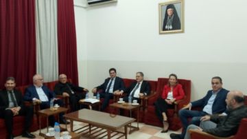 العبسي ترأس اجتماع الوزراء والنواب الكاثوليك: للتشدد في المحافظة على المواقع العائدة للطائفة العبسي ترأس اجتماع الوزراء والنواب الكاثوليك: للتشدد في المحافظة على المواقع العائدة للطائفة