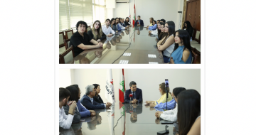 مرقص استقبل وفدا من جامعة كنام ورئيسة جمعية Forum des experts libanais